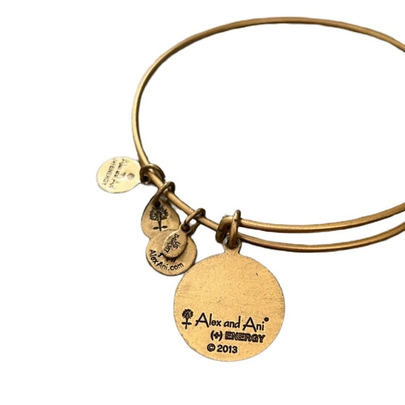 Alex and Ani gold tone Newport bracelet from 2013 Bangle Beach Summer - Picture 2 of 2